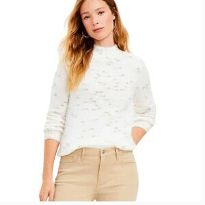 Loft NWOT Spacedye Turtleneck Sweater